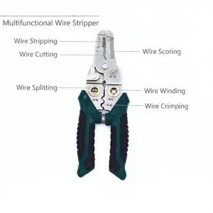 Stainless Steel Wire Stripping Pliers with Chrome Vanadium Steel