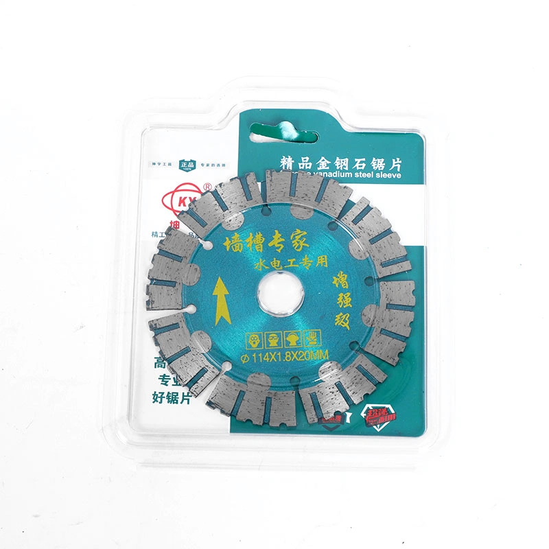 Plumbing/Electrical Wall Groove Blade teeth close-up material texture