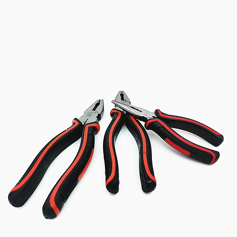 American Style Combination Pliers jaws close-up surface finish