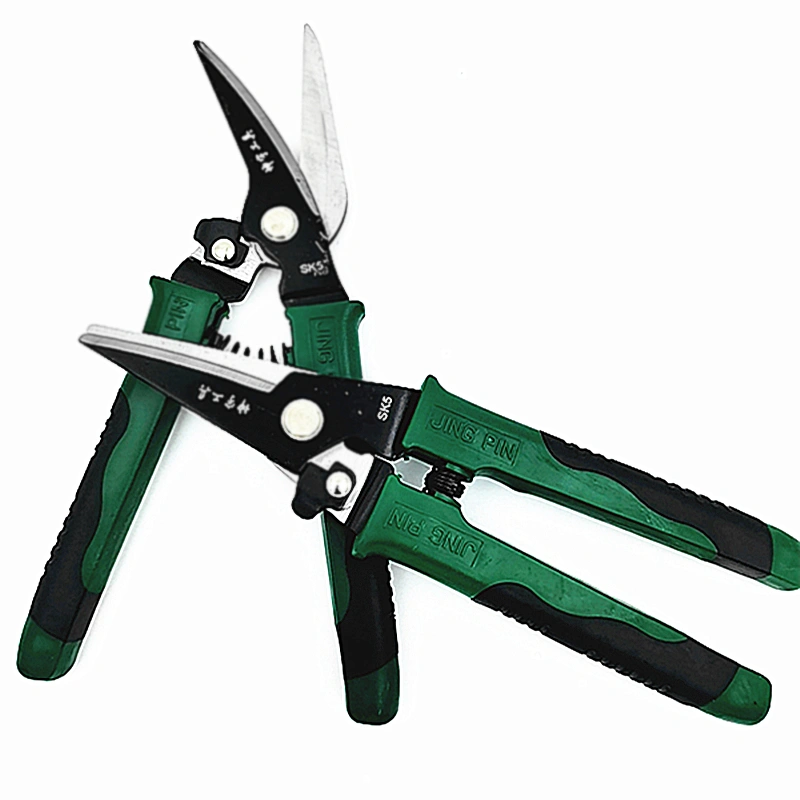 Offset Tin Snips detail close-up tip detail