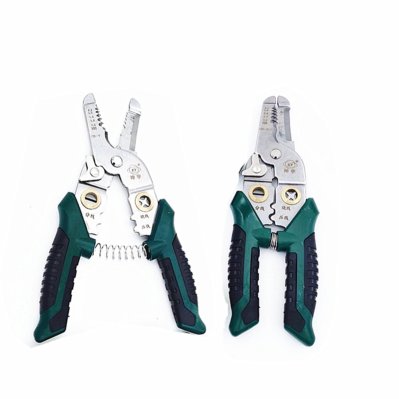 Stainless Steel Wire Stripping Pliers detail close-up