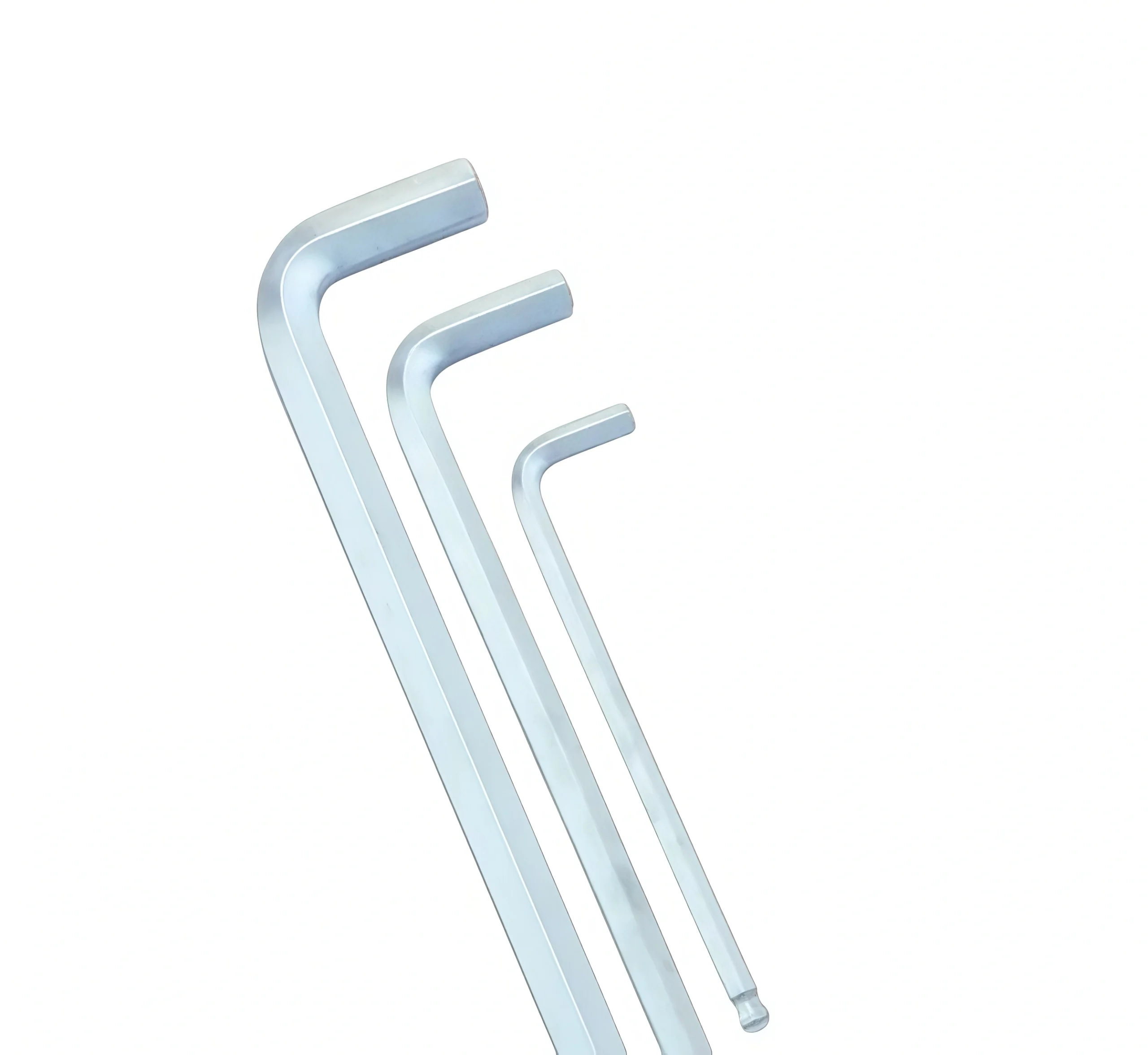 Wholesale Chrome Vanadium Steel Extra-Long Ball-End Hex Key front view