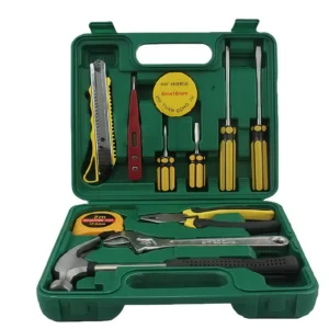 Household 12-Piece Tool Set 12-piece front view studio shot