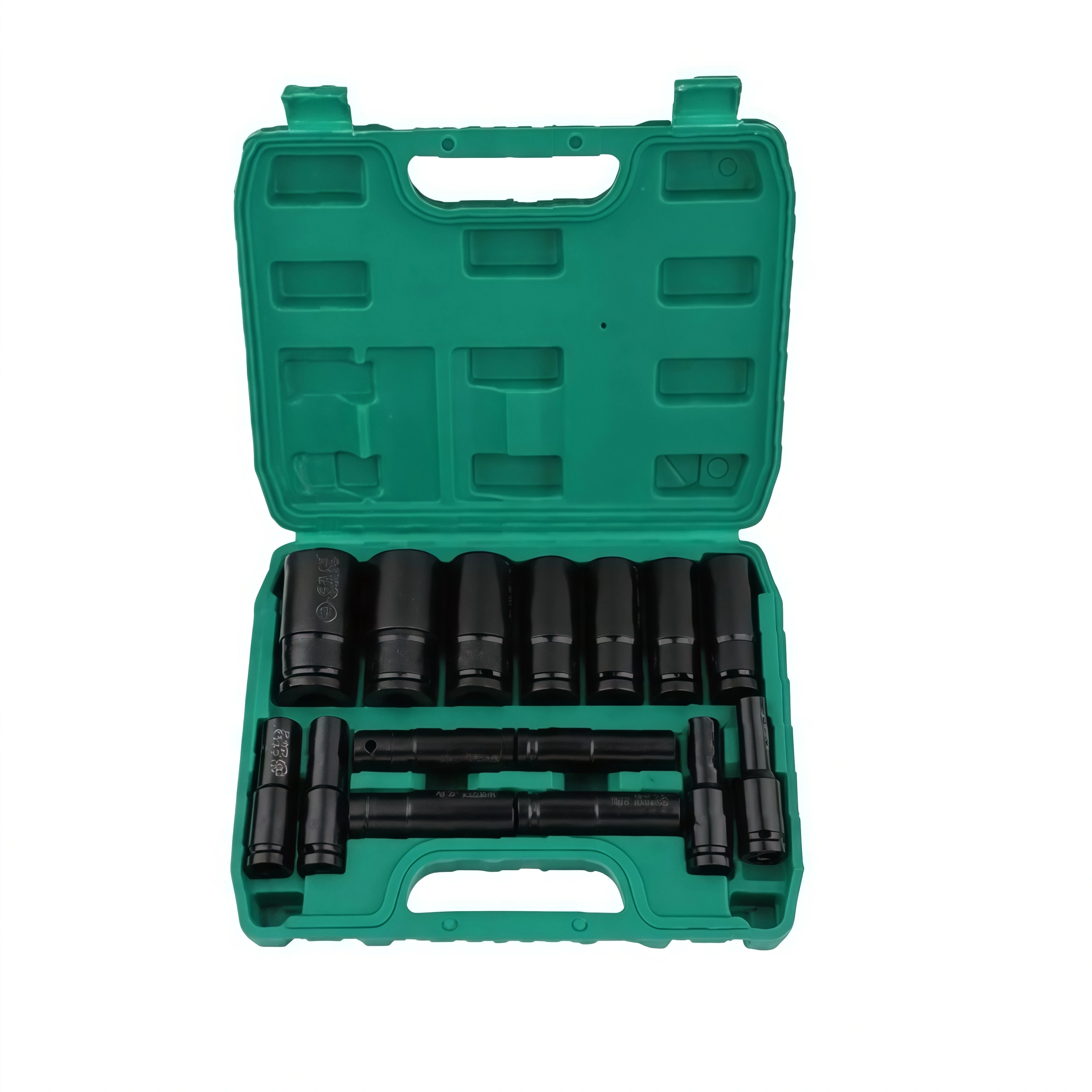 OEM/ODM 7.8 cm Black Socket Set 20-piece front view