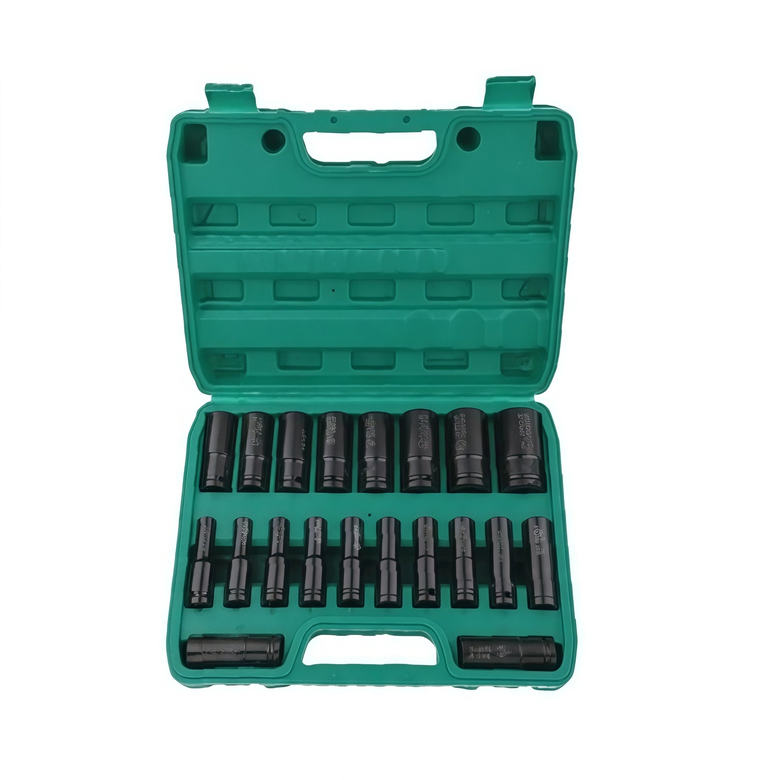 7.8 cm Black Socket Set full product view studio shot