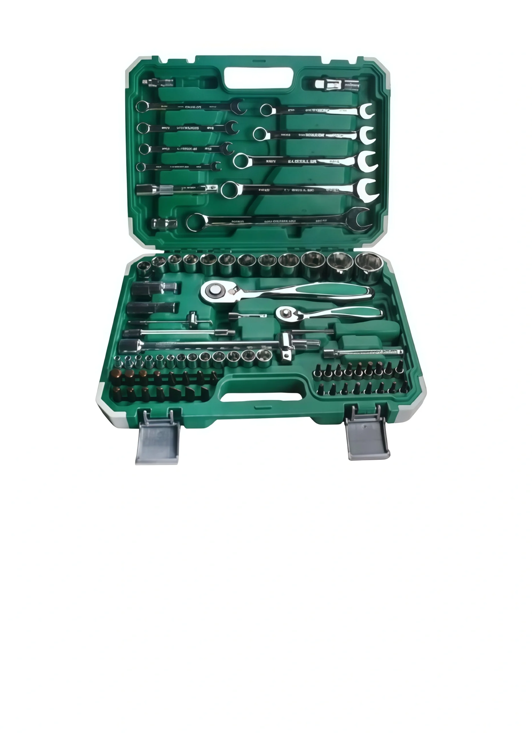 OEM/ODM Professional Automotive Maintenance 82-Piece Tool Set 121-piece front view
