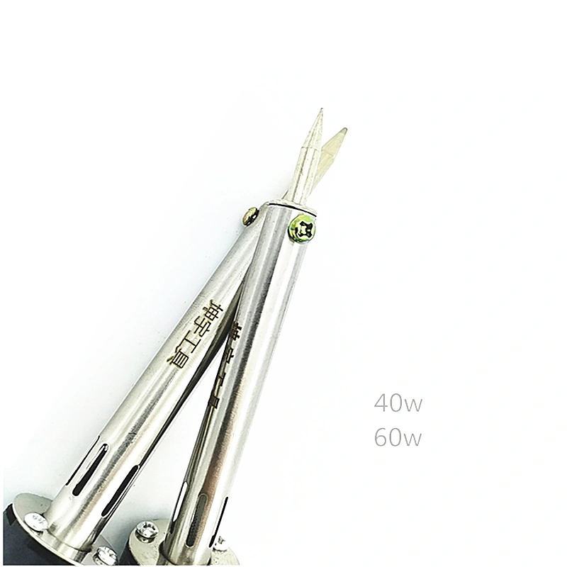 External Heating Soldering Iron 40W side view