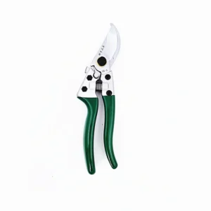Green Handle Pruning Shears side view