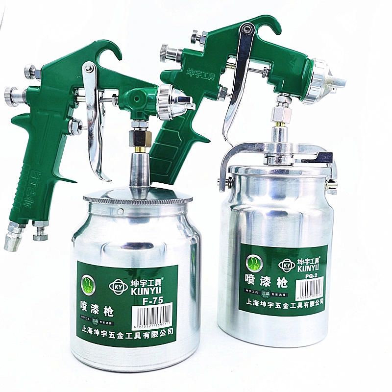 F75 Bottom-Feed Spray Gun Cup light detail