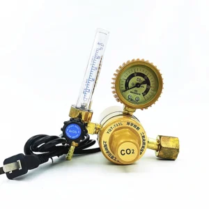 Acetylene Gas Regulator single-piece view closeup