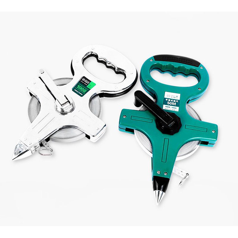 Stainless Steel Long Tape Measure 100m factory direct wholesale photo 6