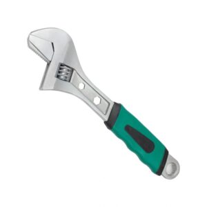 Rubber Handle Adjustable Pipe Wrench factory direct wholesale photo 1 - Huashu Tools